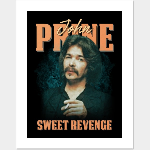 John Prine  Original Aesthetic Tribute 〶 Wall Art by Terahertz'Cloth